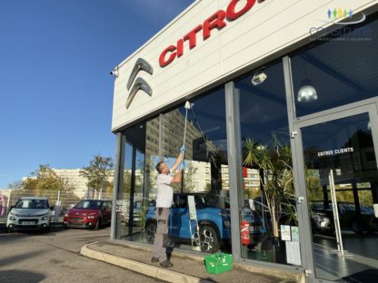 Nettoyage vitrerie et bardage à Mulhouse et dans le Haut-Rhin